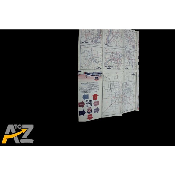 Vintage Standard Oil Company Iowa travel Pocket Road Map - Picture 10 of 10